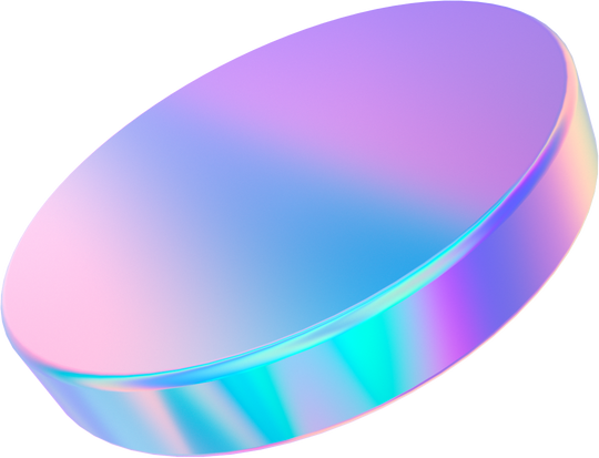 3D Gradients Oversaturated Rainbow Color