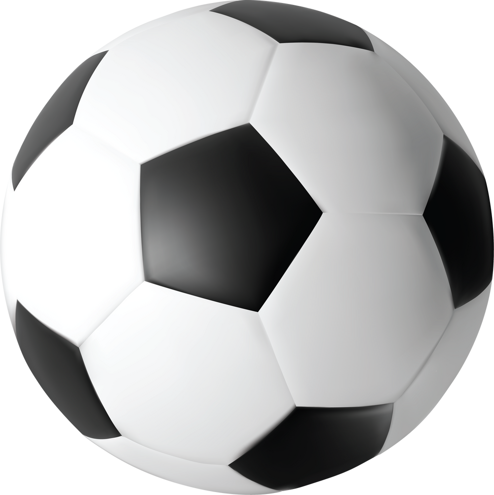 3D soccer ball